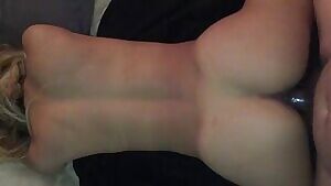 Fucking my wife with cock sleeve