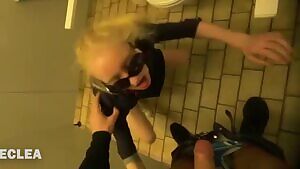 Public toilet facial