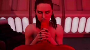 Dark Rey sucking dick