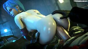 Jinx working dat ass