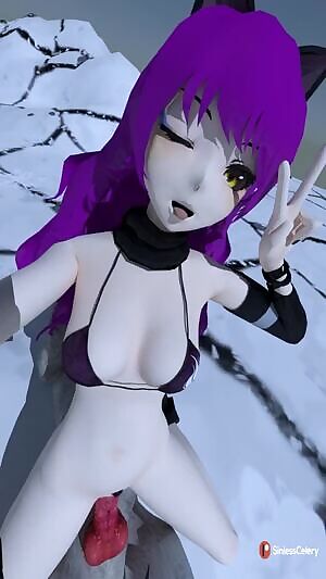 Blake Belladona's Dog Riding Selfie