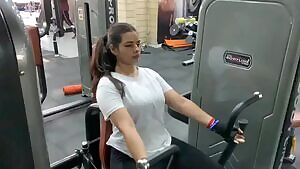 Indian hottie at the gym.