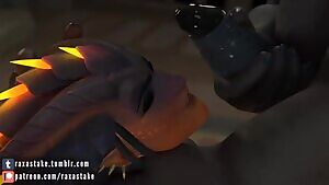 Dragon Symmetra taking it to the face