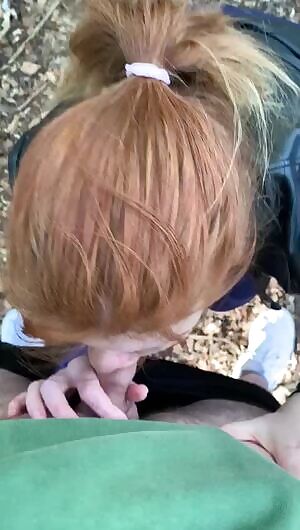 Staying safe by sucking random cock in a public park 😈