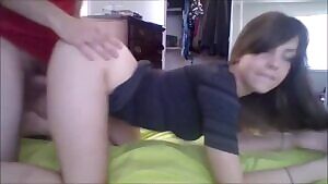 Hot teen has the best back arch you ever seen