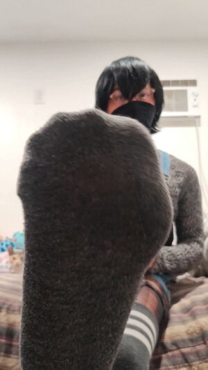 Footjobs Inside Nylons Amateur Feet Femboy