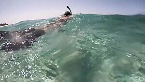 Your view when you go snorkeling with me