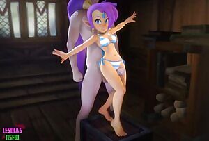 Shantae cumshot dance,