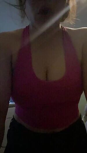 My work out bouncing boobs!