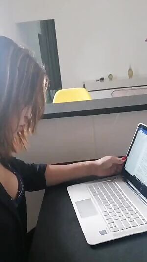 Carla Brazil working from home