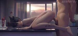 D'va caused him to make a mess [Overwatch)