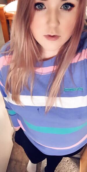 Casual ahegao. Maybe I should do it naked next time?