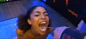 Peeing in shaniquas mouth