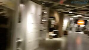 Britkitty - Public Flashing in Ikea