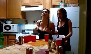 College friend has a good distraction technique