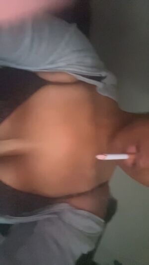Smoking fetish Boobs Tease Teen Tits