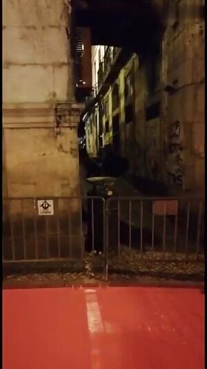 Surprised and encouraged by passers by. Real