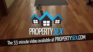 PropertySex – Hot French teacher fucks homeowner