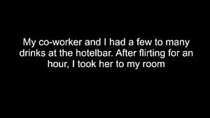 Secret fuck with colleague on business trip