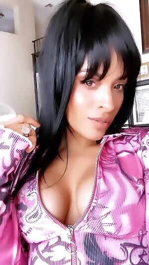 Zelina showing off her... bangs