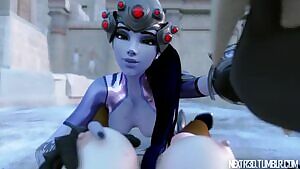 Mercy Widowmaker kiss me