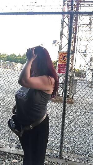 Checking to see if the coast is clear