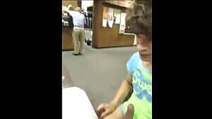 Stripped down to just my panties at the laundromat, and the owner doesn't care :)