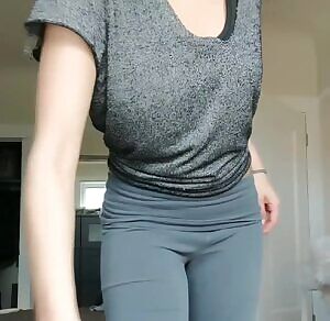 A little strip with an unfortunately twisted thong