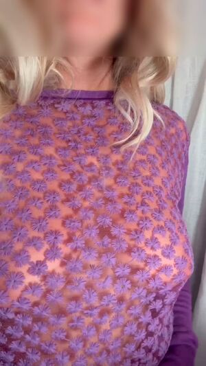 Transparent Clothing Amateur Blonde
