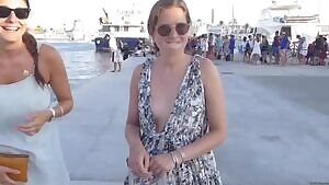 Embarrassed Naughty Boobslip