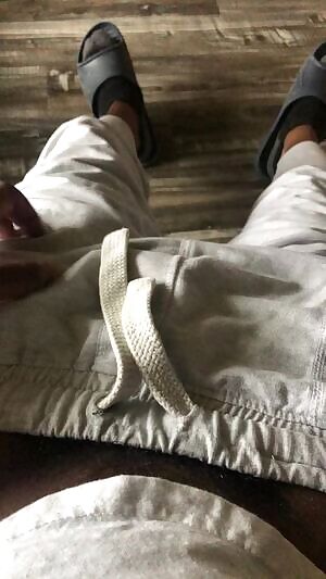 White sweatpants