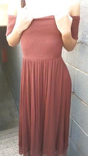 Just a peek under my dress while no one's looking