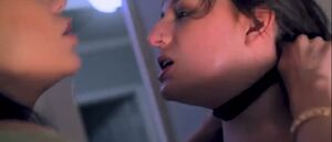 Lesbian Spit Kisses BDSM Choking Drooling
