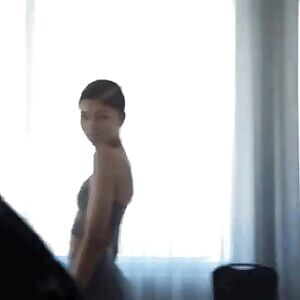 Zendaya has the tightest slim body. Imagine her getting manhandled