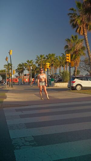 Braless in Public Big Tits Exhibitionist