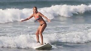 Surfs Up, Boob Out. ENF