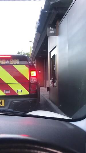 So my local Chinese place has opened a drive through.