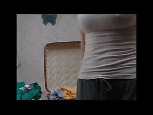 That tank top looks like it can barely contain Alexandra Daddario's huge twins