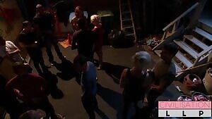 Party Hard: Whenever a cunt talks about throwing a party Civilisation LLP advises all men to attend... even if you're not invited. The cunt will be a warm and satisfying host... even if she doesn't want to be.