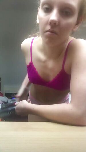 I was a bad girl so Daddy made me spank myself