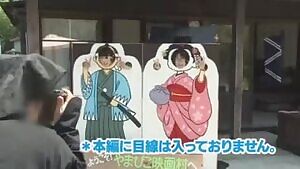 Student On A School Trip! With A Commemorative Photo Revealing Her Face Tied Up