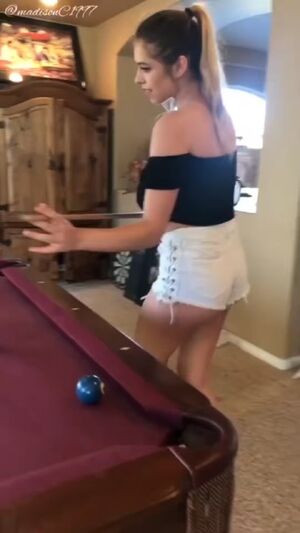 Not Nude Braless Cleavage Clothed Jean Shorts