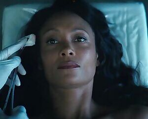 Thandie Newton sweet naked romping in 'Westworld'