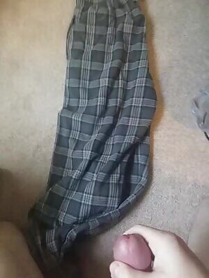 Blasting my cum all over