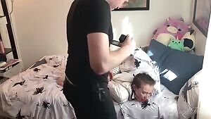 Got a little tied up this weekend!! Anyone else antasize about mean men taking them away??