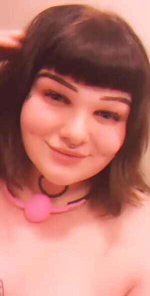 gagged & getting hard