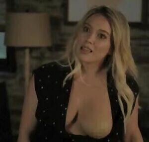 Hilary Duff trying to explain to her husband that she was just showing you around the house before he came home.