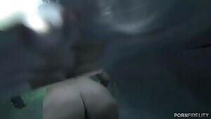 Amazing underwater jiggle