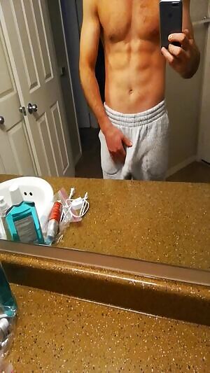 Nice abs and surprise at the end