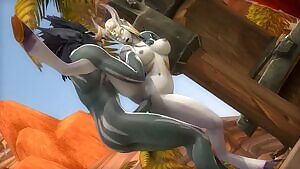 Lightforged Draenei Fucked by Troll